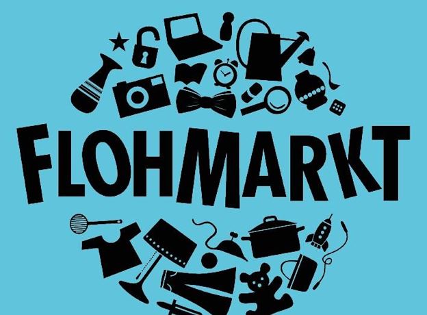 big flea market in the Stadtsaal Bludenz